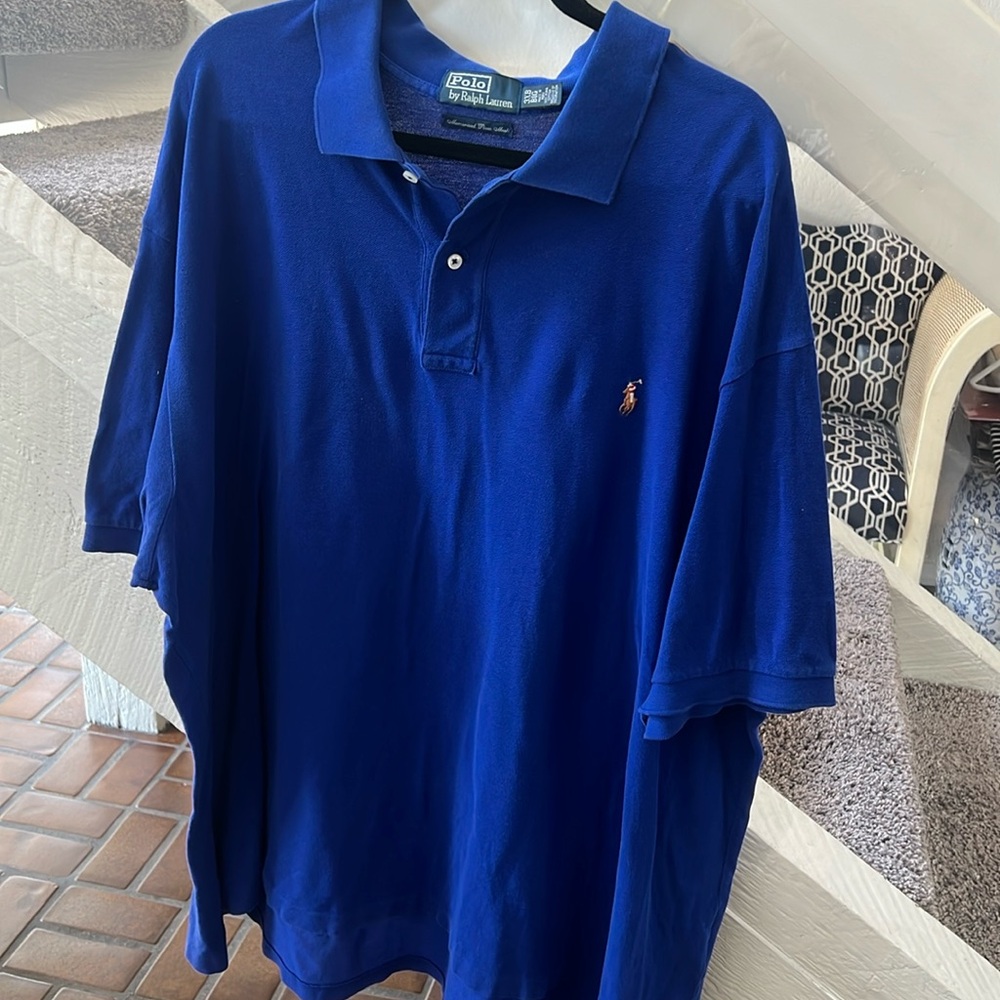 XXX large men’s classic blue Ralph Lauren polo